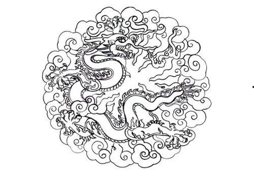 龙画图片大全,探寻中华龙文化的艺术瑰宝