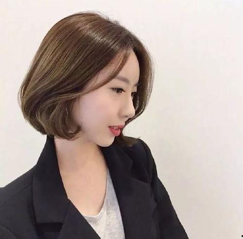 韩国美女短发,韩国美女短发的时尚魅力解析
