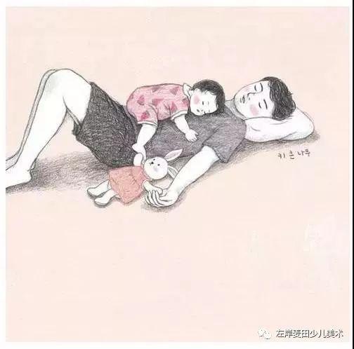 爸爸画的女儿图片大全,女儿成长画卷