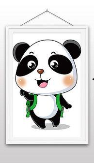 熊猫动漫图片大全可爱,可爱瞬间尽收眼底